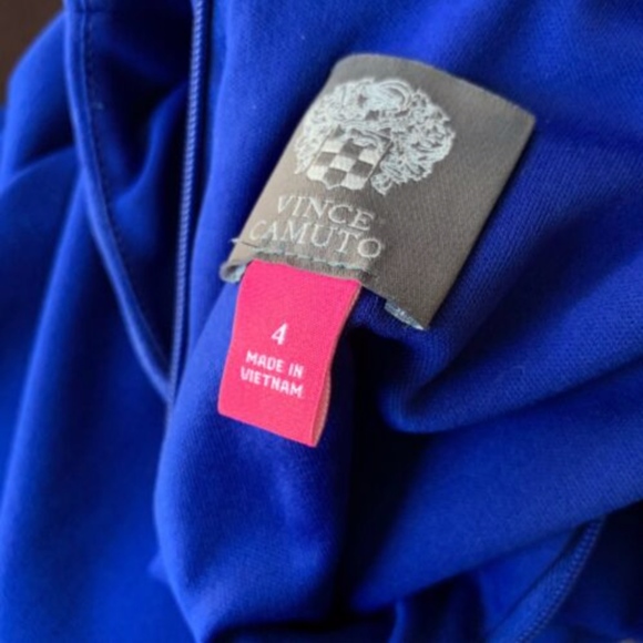 Vince Camuto Sleeveless Crepe Scuba Dress Damage - Picture 6 of 8